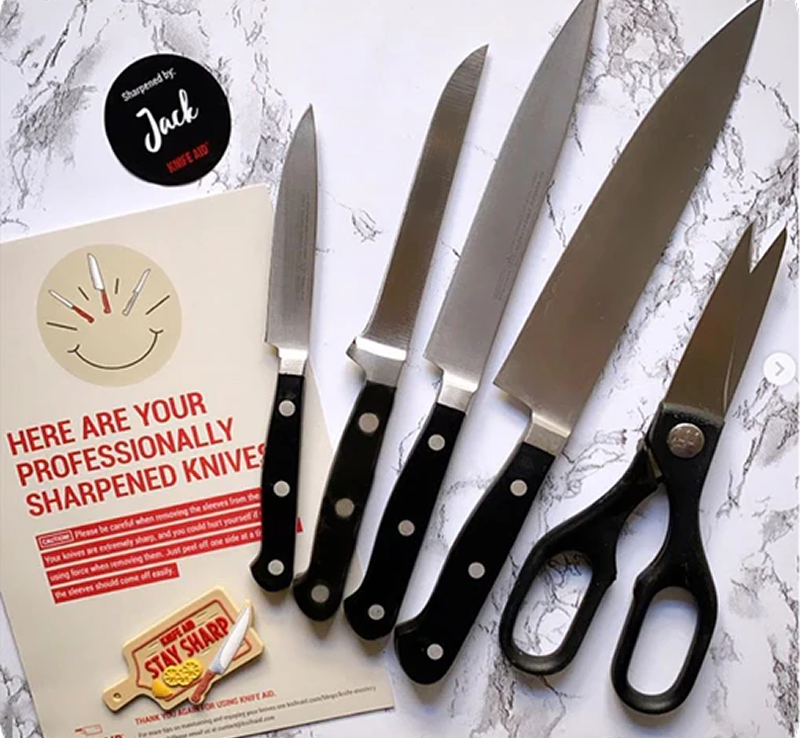 Choose A Mail-in Knife Sharpening Package