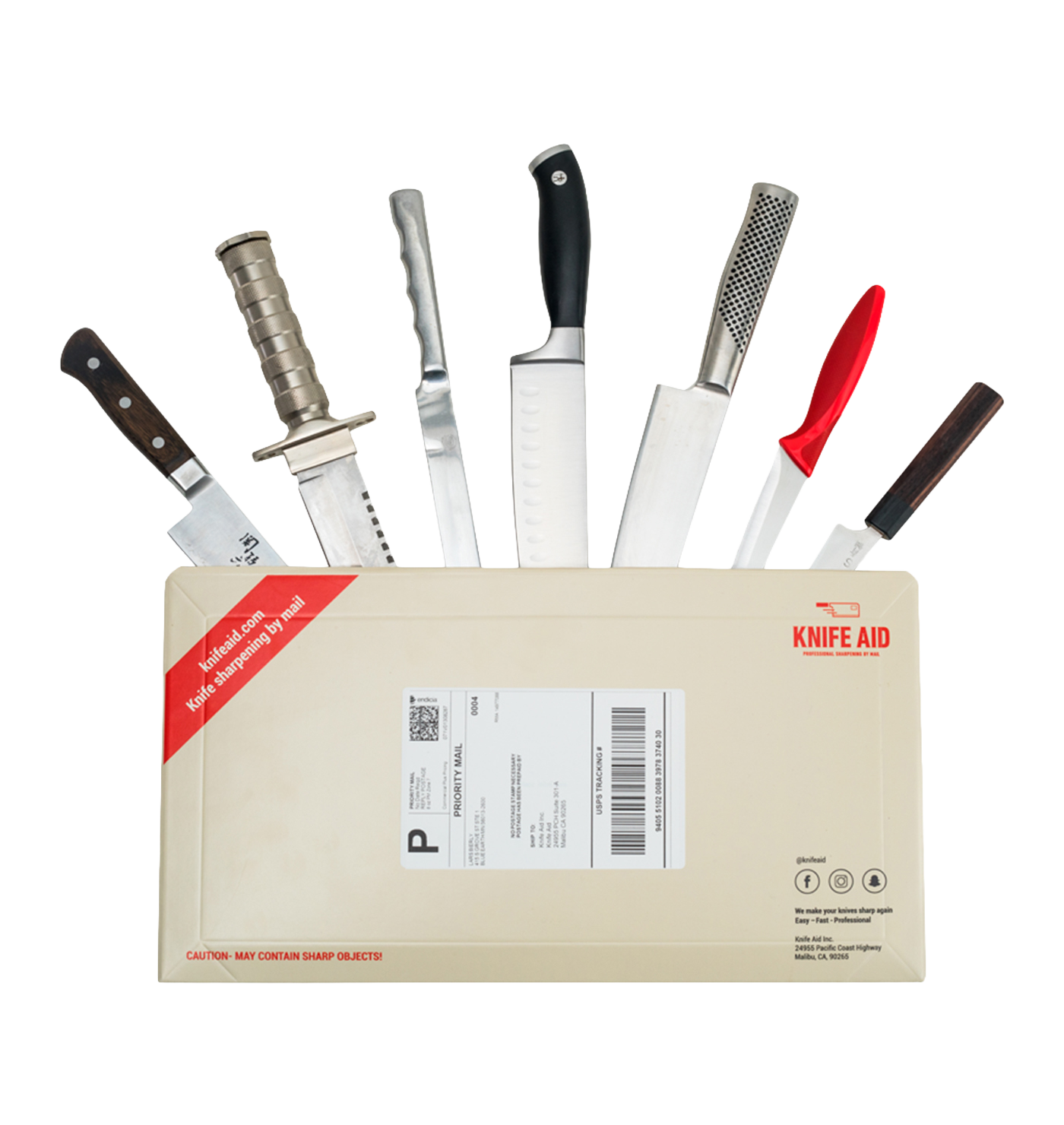 Choose A Mail-in Knife Sharpening Package