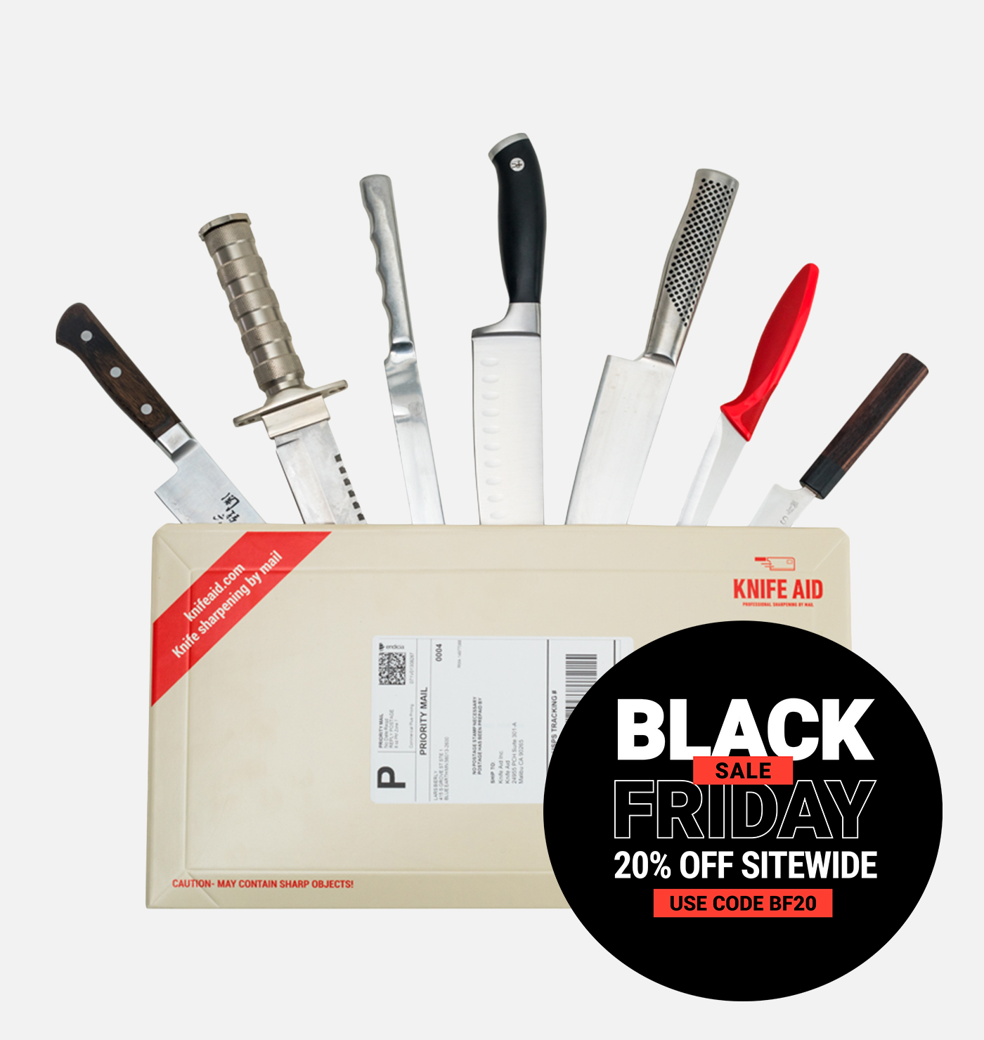 Choose A Mail-in Knife Sharpening Package